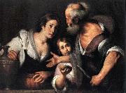 Prophet Elijah and the Widow of Sarepta, Bernardo Strozzi